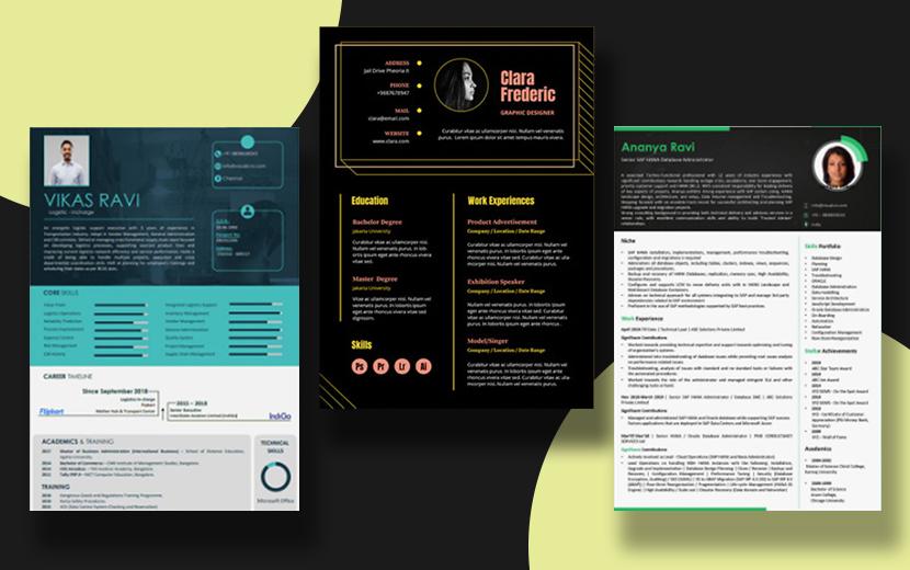 Using infographic resume and its advantages 